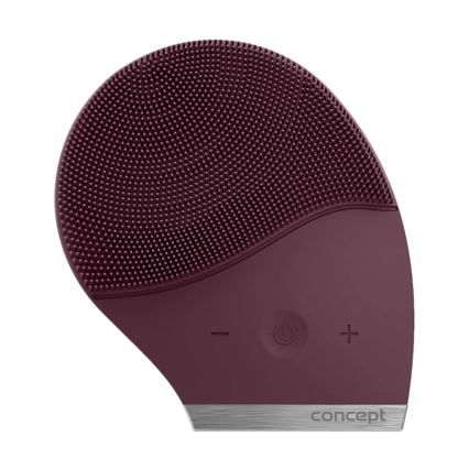 Concept SK9101 - Почистваща четка за лице SONIVIBE 2W/5V 250 mAh IPX7 червена