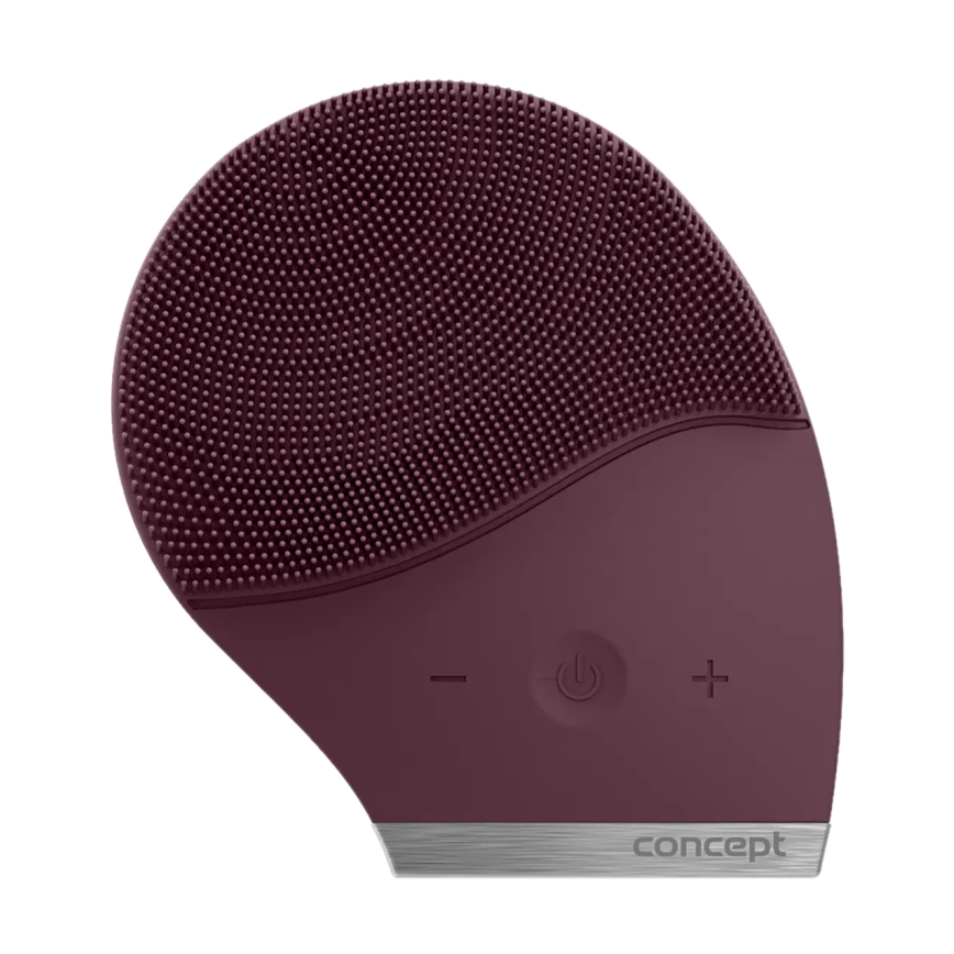 Concept SK9101 - Почистваща четка за лице SONIVIBE 2W/5V 250 mAh IPX7 червена