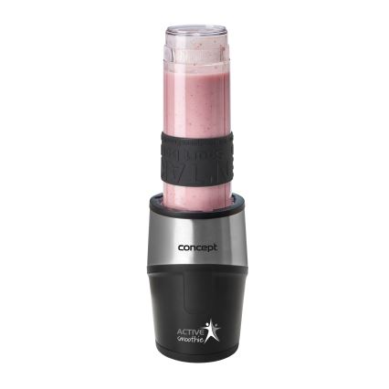 Concept SM3385 - Миксер за смути с аксесоари ACTIVE SMOOTHIE 500W/230V черен