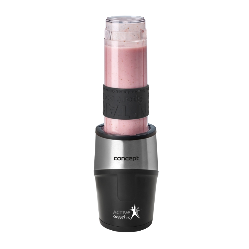 Concept SM3385 - Миксер за смути с аксесоари ACTIVE SMOOTHIE 500W/230V черен