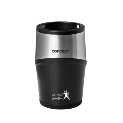 Concept SM3385 - Миксер за смути с аксесоари ACTIVE SMOOTHIE 500W/230V черен