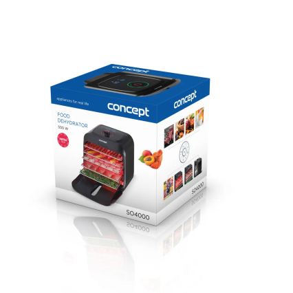 Concept SO4000 - Дехидратор за храна 500W/230V черен