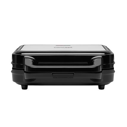 Concept SV3070 - Уред за приготвяне на сандвичи XXL 4в1 900W/230V черен/неръждаем