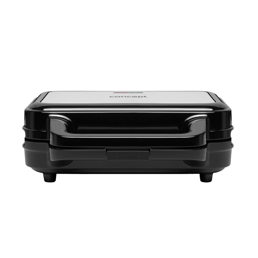 Concept SV3070 - Уред за приготвяне на сандвичи XXL 4в1 900W/230V черен/неръждаем