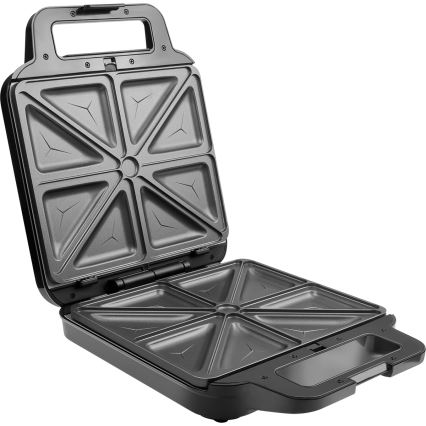 Concept SV3080 - Тостер FAMILY 3 в 1 1200W/230V черен/неръждаема стомана