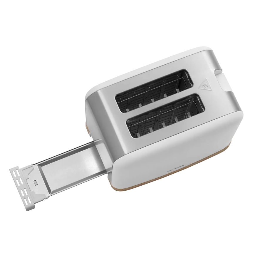 Concept TE2015 - Тостер за 2 филийки 930W/230V бял