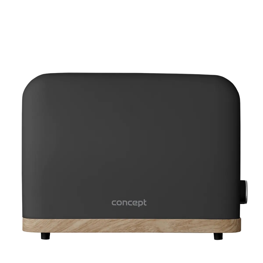 Concept TE2016 - Тостер с два отвора и приставка за запичане 930W/230V черен