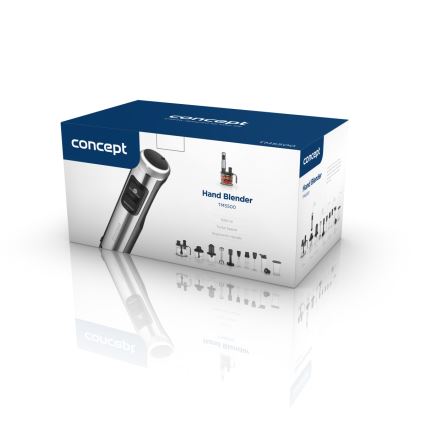 Concept TM5500 - Пасатор с аксесоари 1500W/230V черен/неръждаем