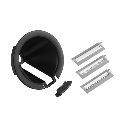 Concept TM5510 - Пасатор с аксесоари 1500W/230V черен/неръждаем