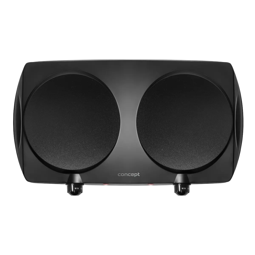 Concept VE3060 - Двоен електрически котлон 2500W/230V черен