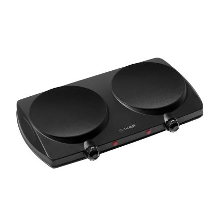 Concept VE3060 - Двоен електрически котлон 2500W/230V черен