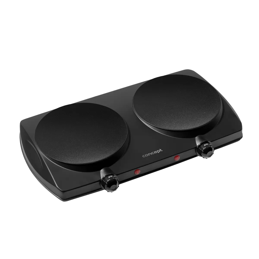 Concept VE3060 - Двоен електрически котлон 2500W/230V черен
