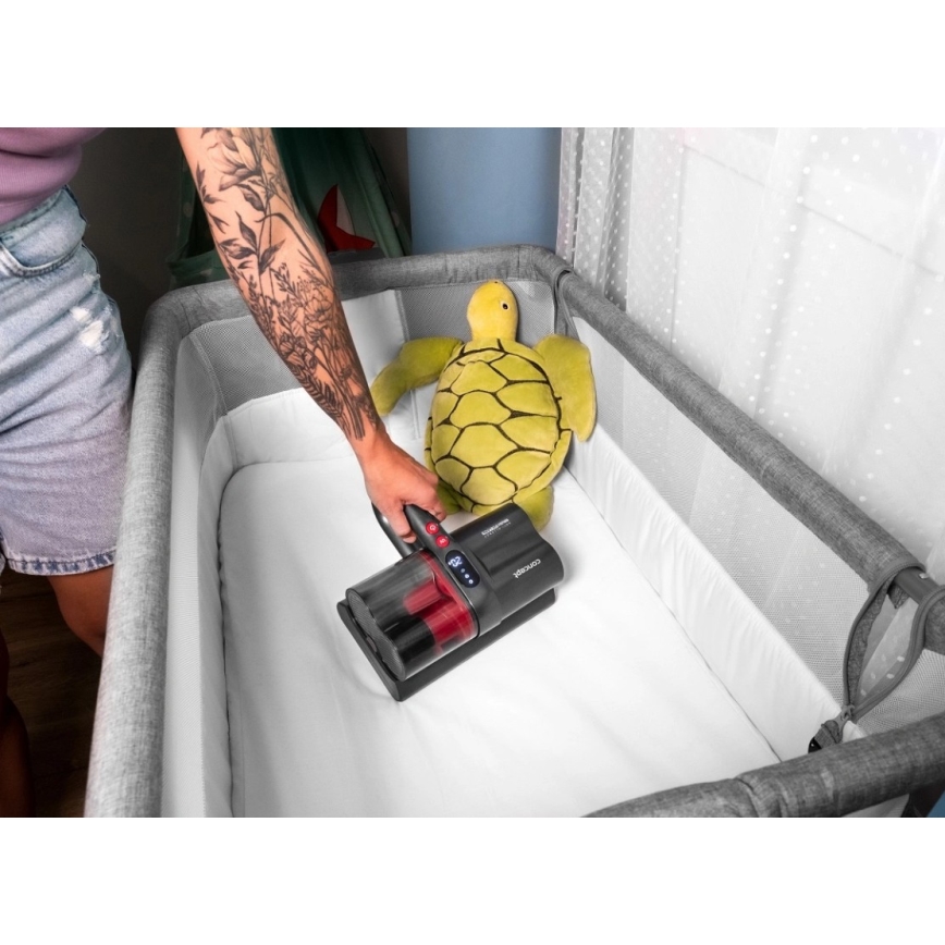 Concept VP2000 - Ръчна антибактериална прахосмукачка с UV-C лампа LUMISTAR 120W/11,1V