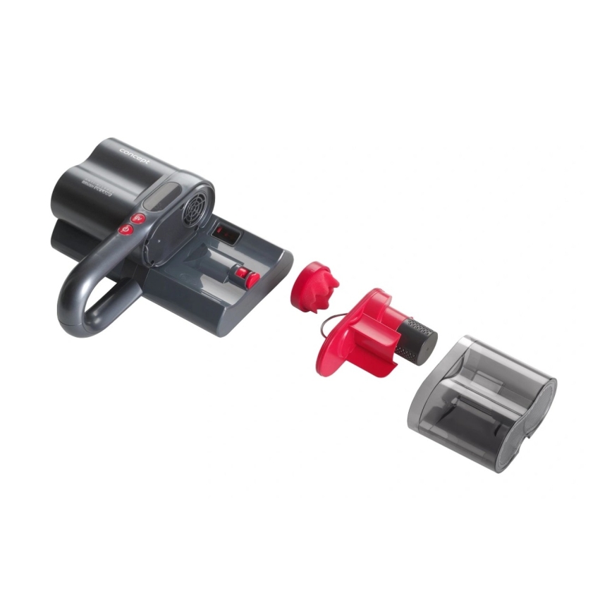 Concept VP2000 - Ръчна антибактериална прахосмукачка с UV-C лампа LUMISTAR 120W/11,1V