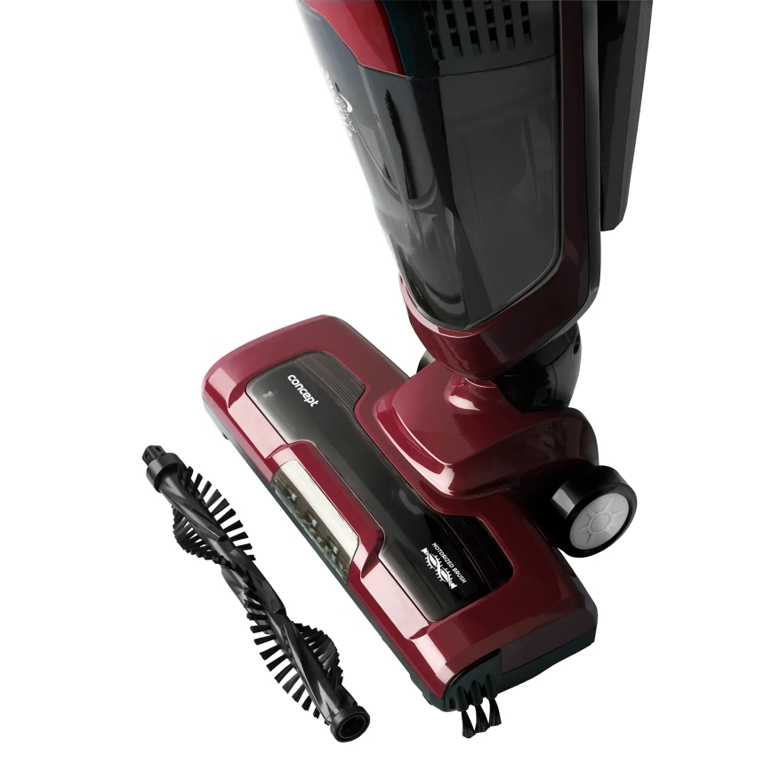 Concept VP4136 - Безжична прахосмукачка тип стик 2 в 1 100W/22,2V 2200 mAh червена