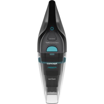 Concept VP4350 - Ръчна прахосмукачка за мокро и сухо RISER 50W/7,4V 2200 mAh черна