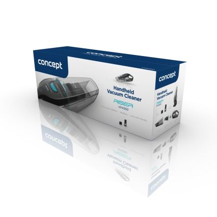 Concept VP4350 - Ръчна прахосмукачка за мокро и сухо RISER 50W/7,4V 2200 mAh черна