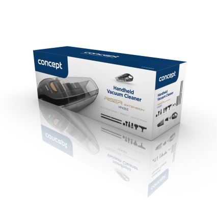 Concept VP4353 - Ръчен прахосмукачка WET & DRY с удължителна тръба 110W/18,5V 2200 mAh черен