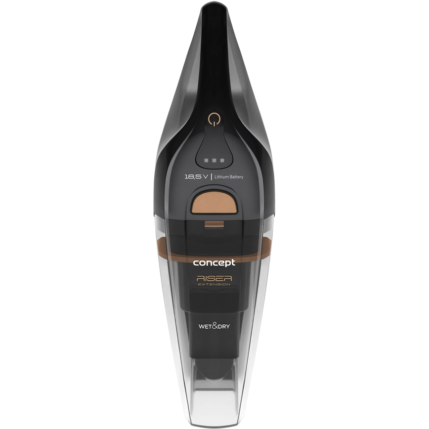 Concept VP4353-Ръчна прахосмукачка WET & DRY RISER EXTENSION 110W/18,5V 2200 mAh черен