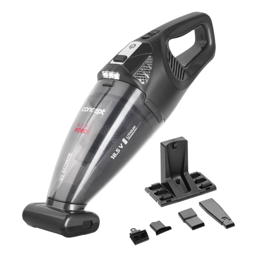 Concept VP4380 - Ръчен прахосмукач REAL FORCE 110W/18,5V 2200 mAh черен