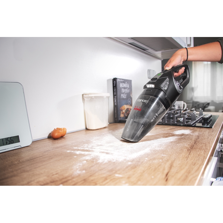 Concept VP4380 - Ръчен прахосмукач REAL FORCE 110W/18,5V 2200 mAh черен