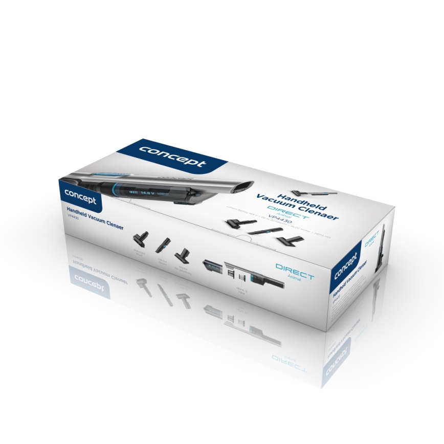 Concept VP4430 - Ръчна прахосмукачка DIRECT ANIMAL 180W/14,8V 2200 mAh черен