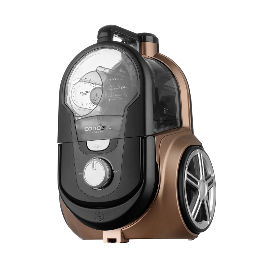 Concept VP5240N - Прахосмукачка без торбичка 4A RADICAL PET EXPERT 2,5 l 800W/230V бронзов