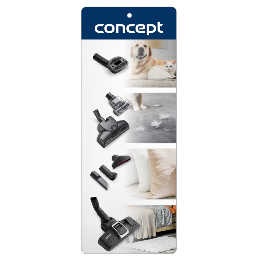 Concept VP5240N - Прахосмукачка без торбичка 4A RADICAL PET EXPERT 2,5 l 800W/230V бронзов