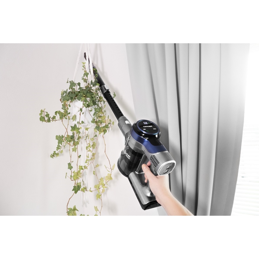 Concept VP6040 - Ръчна прахосмукачка 2в1 ICONIC ANIMAL TELESCOPE 200W/22,2V 2200 mAh син