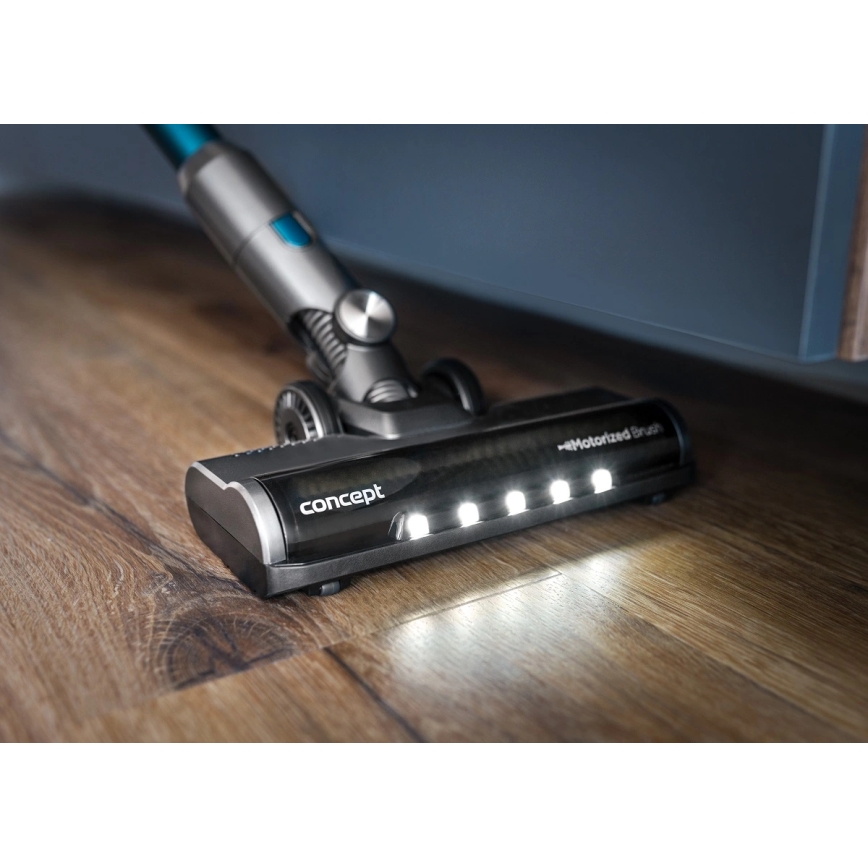 Concept VP6045 - 2 в 1 стик и ръчна прахосмукачка ICONIC SUCTION PRO 450W/29,6V 2500 mAh синя