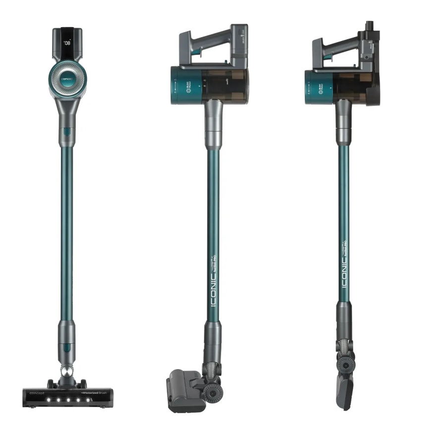 Concept VP6045 - 2 в 1 стик и ръчна прахосмукачка ICONIC SUCTION PRO 450W/29,6V 2500 mAh синя