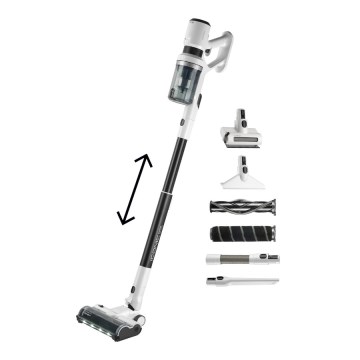 Concept VP6125 - Прахосмукачка 2 в 1 (вертикална и ръчна) ICONIC Comfort Telescope, 400W/29,6V, 2000 mAh, бяла