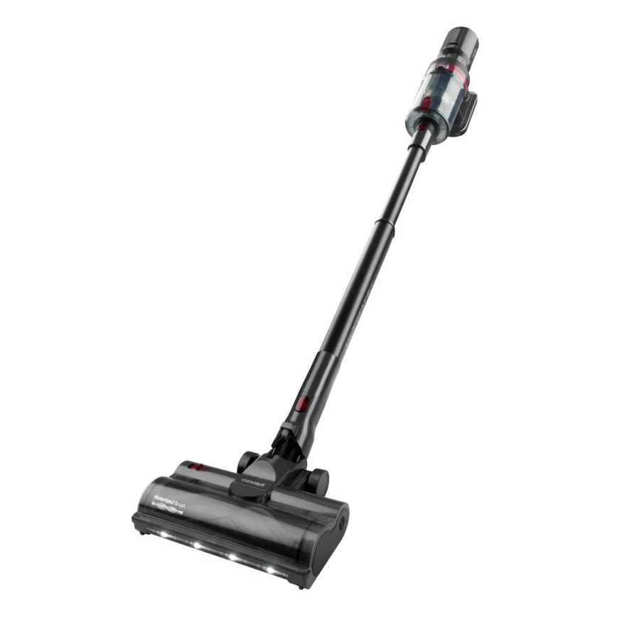 Concept VP6150 - Вертикална прахосмукачка 3 в 1 ULTIMATE UV POWER 500W/29,6V 2200 mAh черна
