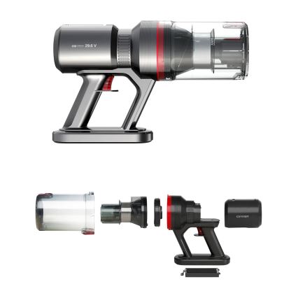 Concept VP6150 - Вертикална прахосмукачка 3 в 1 ULTIMATE UV POWER 500W/29,6V 2200 mAh черна