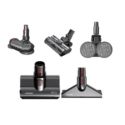 Concept VP6260 - 4 в 1 стик прахосмукачка ULTIMATE PRO+ 500W/29,6V 2200 mAh черна
