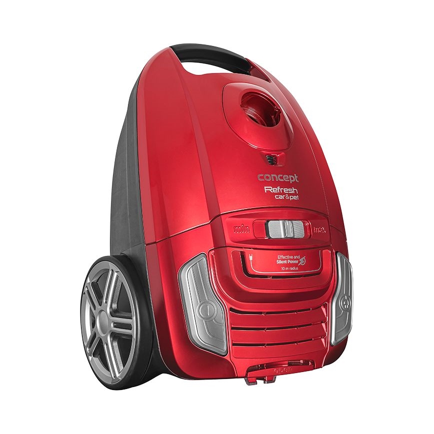 Concept VP8224 - Прахосмукачка с торбичка REFRESH CAR&PET 3,5 l 700W/230V червен