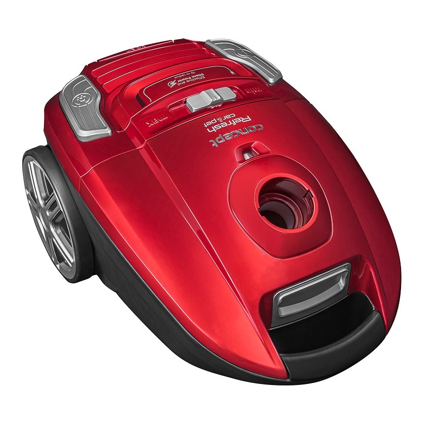 Concept VP8224 - Прахосмукачка с торбичка REFRESH CAR&PET 3,5 l 700W/230V червен