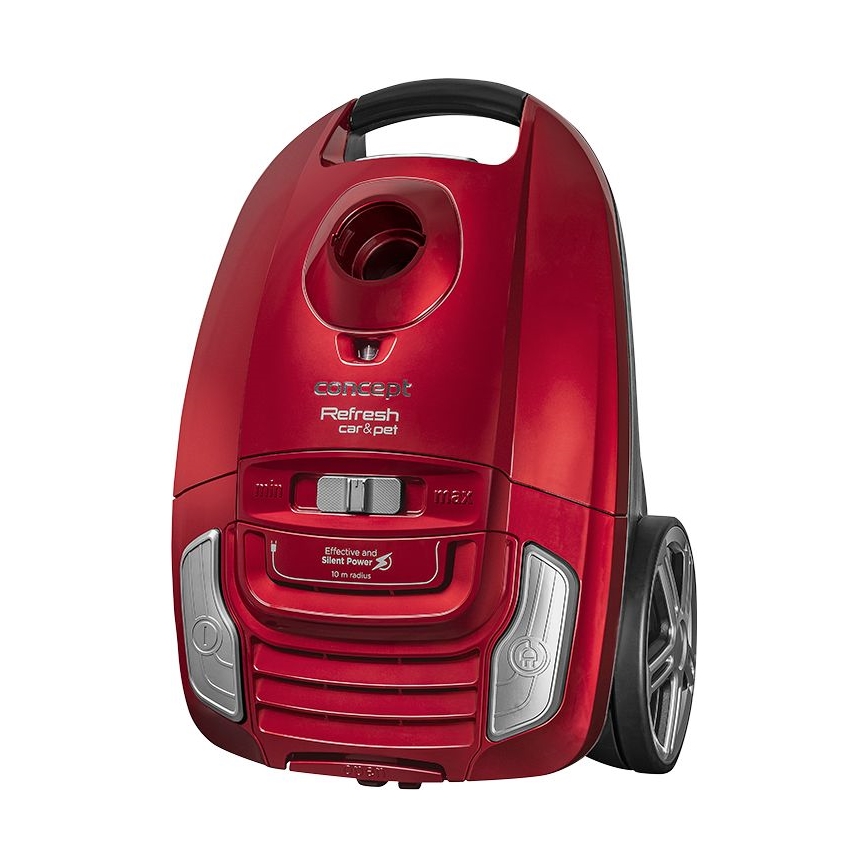 Concept VP8224 - Прахосмукачка с торбичка REFRESH CAR&PET 3,5 l 700W/230V червен