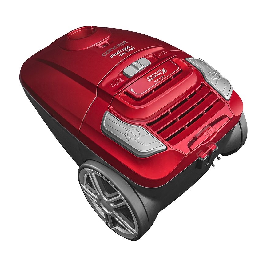 Concept VP8224 - Прахосмукачка с торбичка REFRESH CAR&PET 3,5 l 700W/230V червен