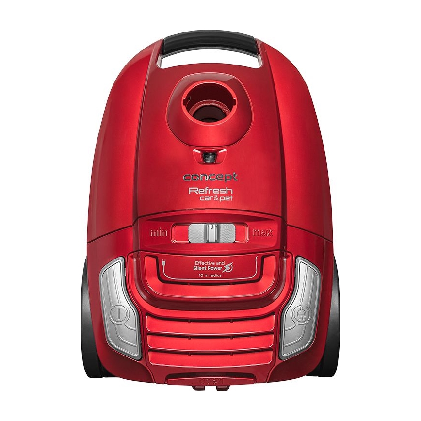 Concept VP8224 - Прахосмукачка с торбичка REFRESH CAR&PET 3,5 l 700W/230V червен