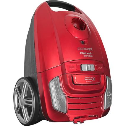 Concept VP8224 - Прахосмукачка с торбичка REFRESH CAR&PET 3,5 l 700W/230V червен
