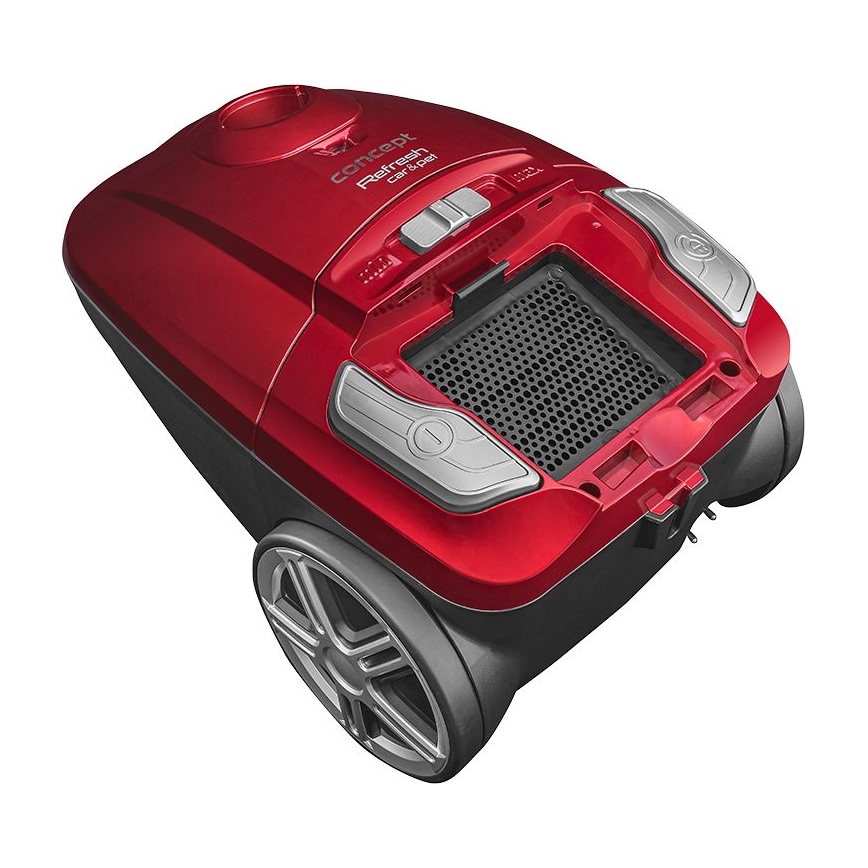 Concept VP8224 - Прахосмукачка с торбичка REFRESH CAR&PET 3,5 l 700W/230V червен