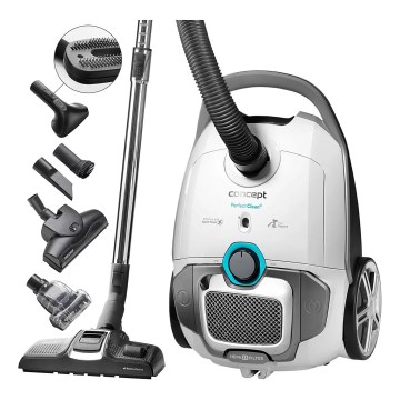 Concept VP8291 - Прахосмукачка с торба PERFECT CLEAN PET EXPERT 700W/230V бяла