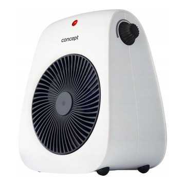 Concept vt7040 - Вентилатор с нагревателен елемент 1000/2000W/230V бял