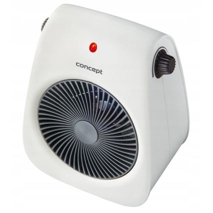 Concept vt7040 - Вентилатор с нагревателен елемент 1000/2000W/230V бял