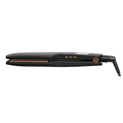 Concept VZ6010 - Преса за коса с пара с LED дисплей ELITE STEAM BOOST 54W/230V черен