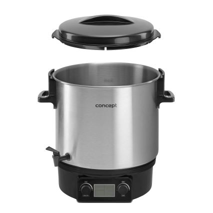 Concept ZH0040 - Уред за консервиране 27 l 2000W/230V неръждаем/черен