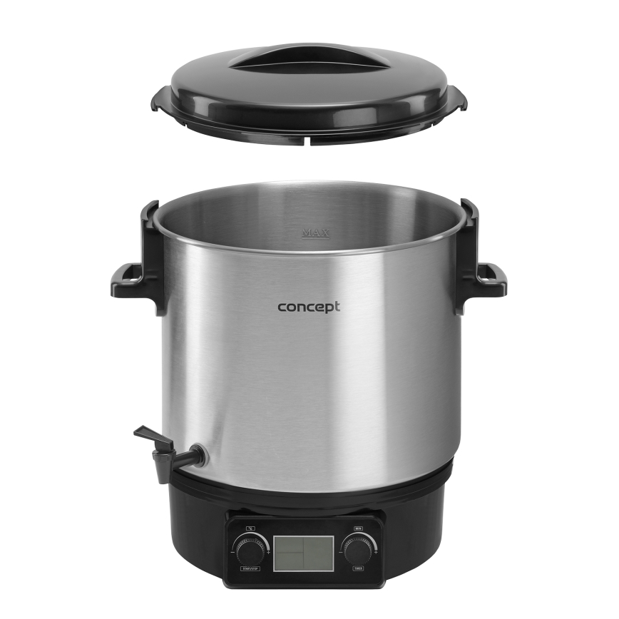 Concept ZH0040 - Уред за консервиране 27 l 2000W/230V неръждаем/черен