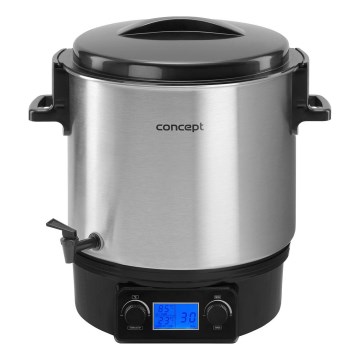 Concept ZH0040 - Уред за консервиране 27 l 2000W/230V неръждаем/черен