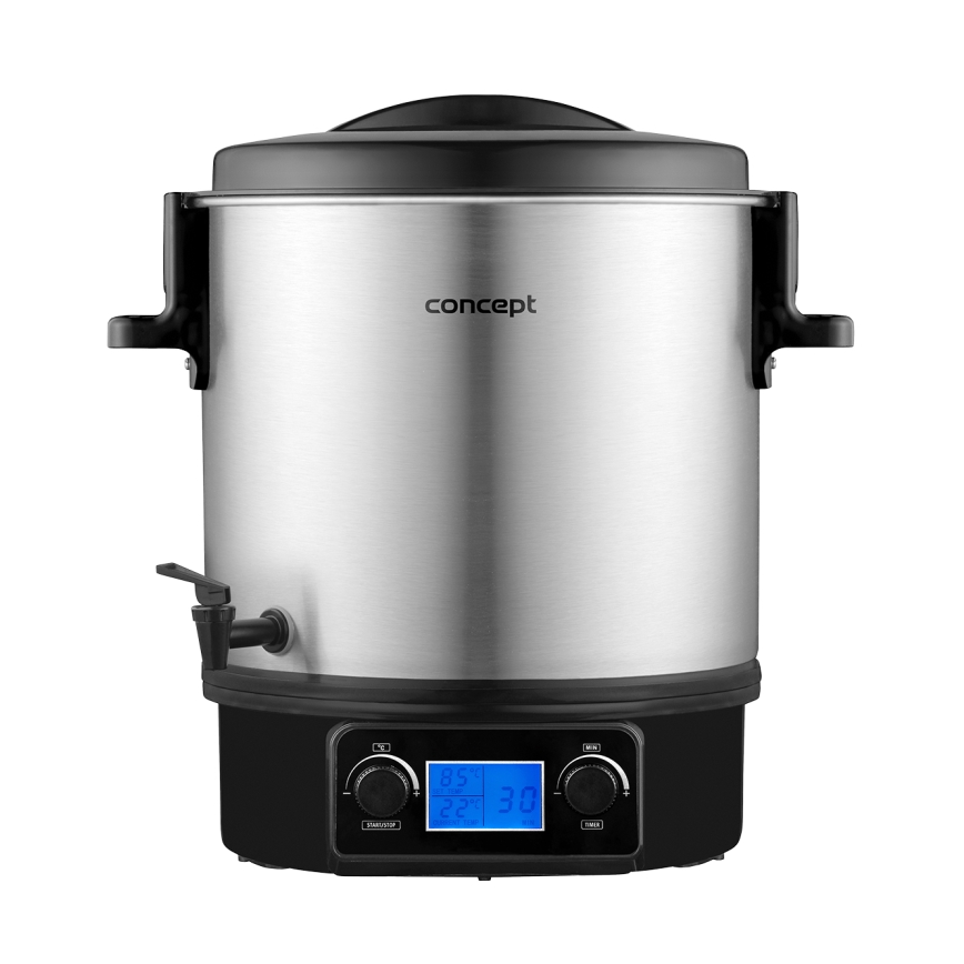 Concept ZH0040 - Уред за консервиране 27 l 2000W/230V неръждаем/черен